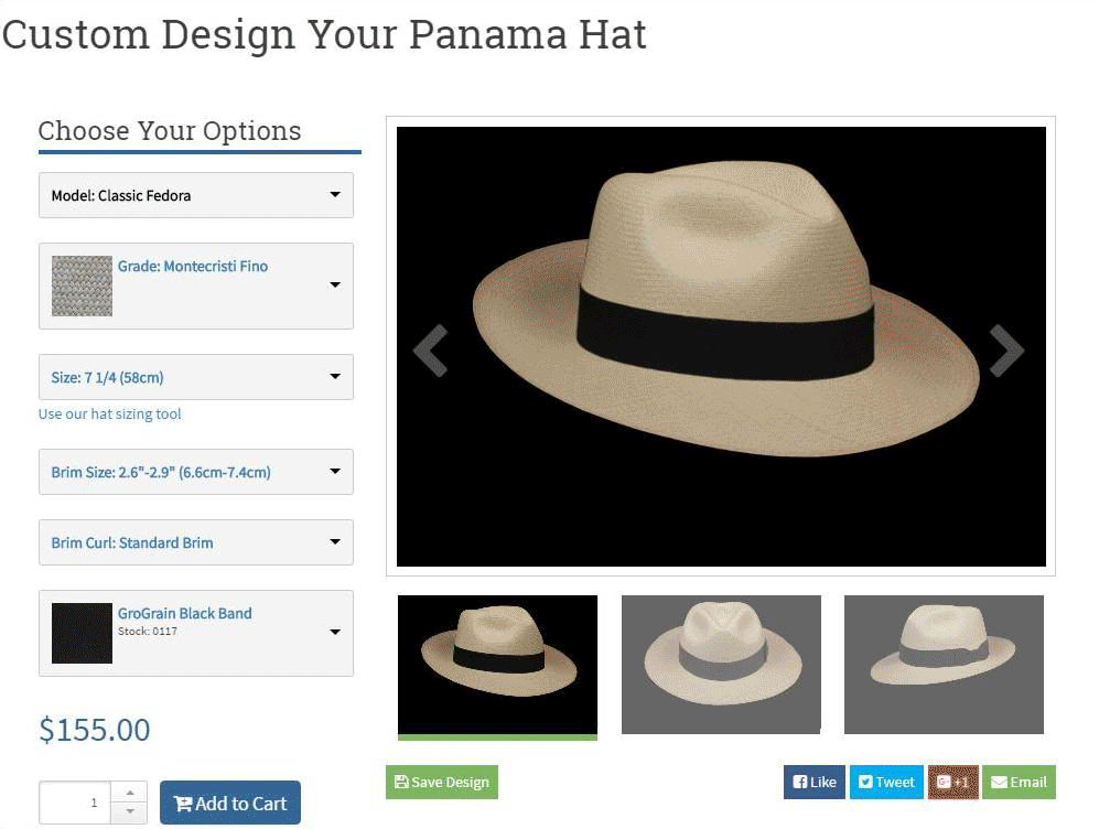 Panama Hat Builder Platform