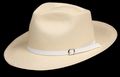 White half inch Leather hat band