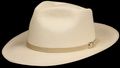 Cream half inch Leather hat band