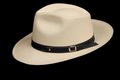 Navy 1 inch Navy Leather hat band