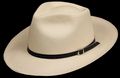 Navy half inch Leather hat band