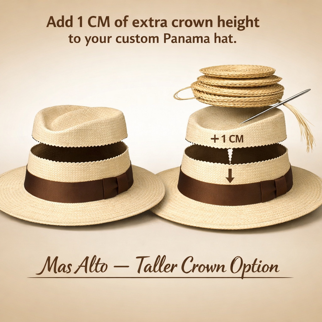 1 CM - Mas Alto- Higher Crown Request - Special Addition to order