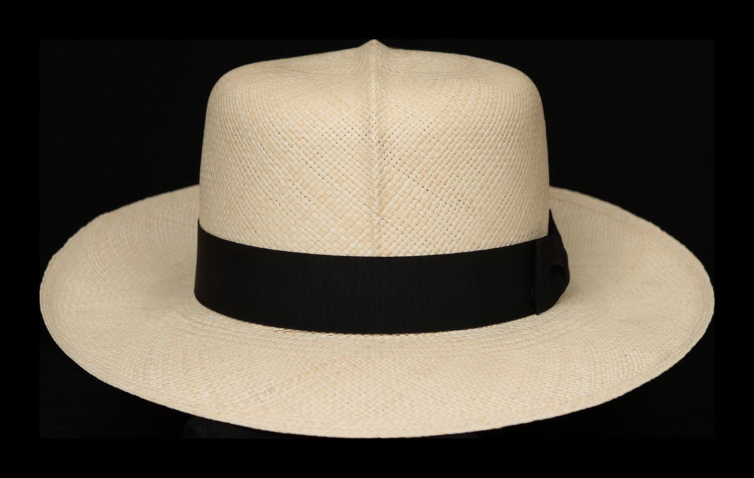 Single Hat Genuine Handmade Montecristi Single Woven Grade 1 Gambler Hat