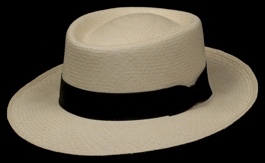 Genuine Montecristi Panama Hat For Men & Women – Fino Regular Gambler Style (Sun Hat, Sizes 56-63)